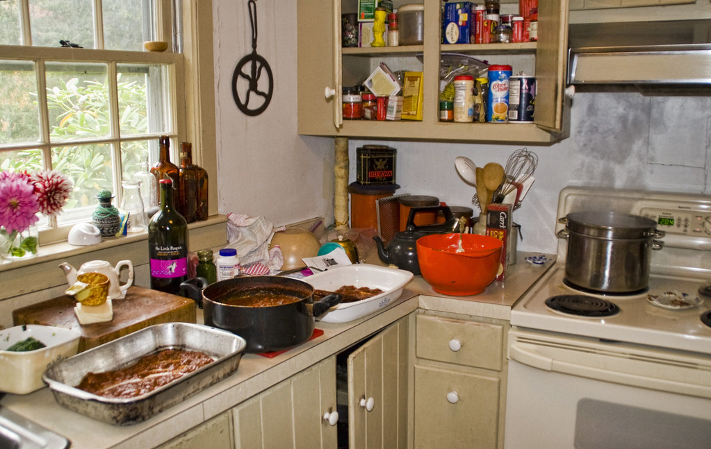 Oven interior in a Falls Church kitchen